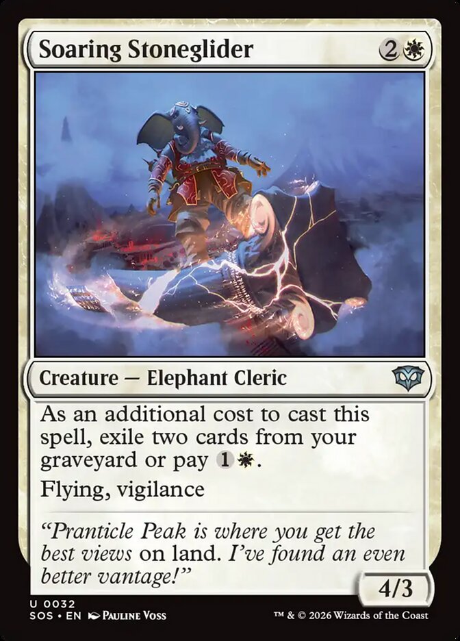 [EN] [Foil] Soaring Stoneglider [SOS-032] U