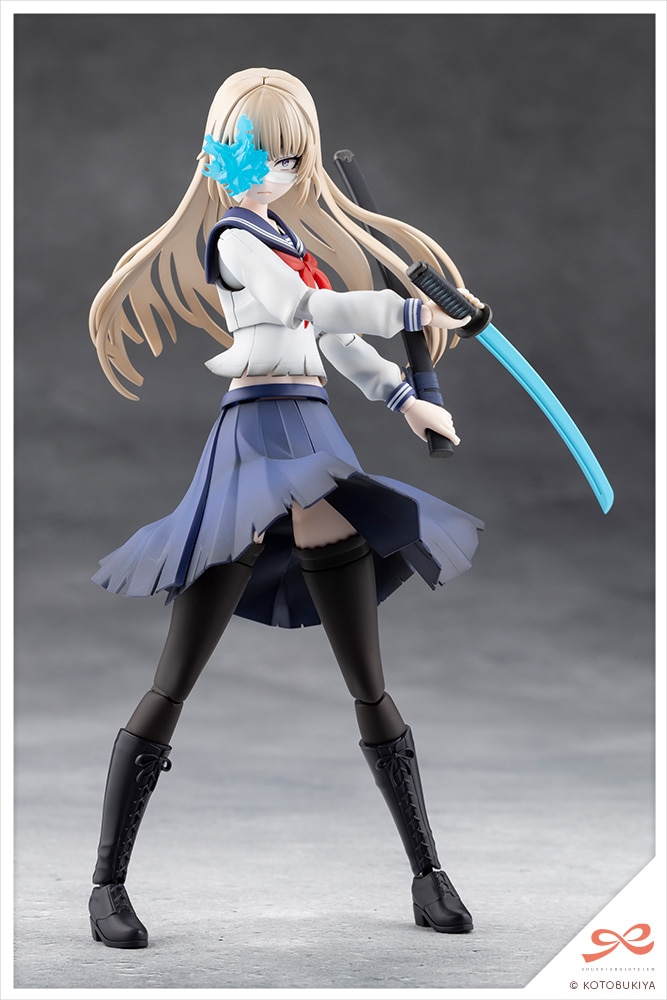 (預訂訂金 $100) (總價 $337) (壽屋店舖限定版) 壽屋 Kotobukiya 創彩少女庭園 藥師寺久遠 篝火真里亞 [戰損Ver.] 夢幻風格 校園少女擬態 模型 (行版) Kuon Yakushiji (KO08823) 