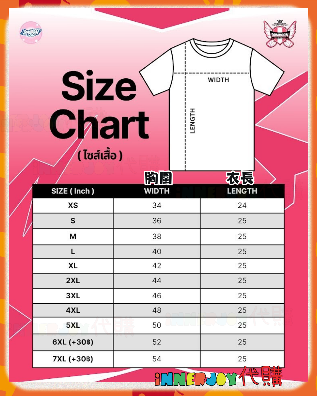 預購 | LingOrm - ORMKORN TEAM Orm OFC 應援周邊