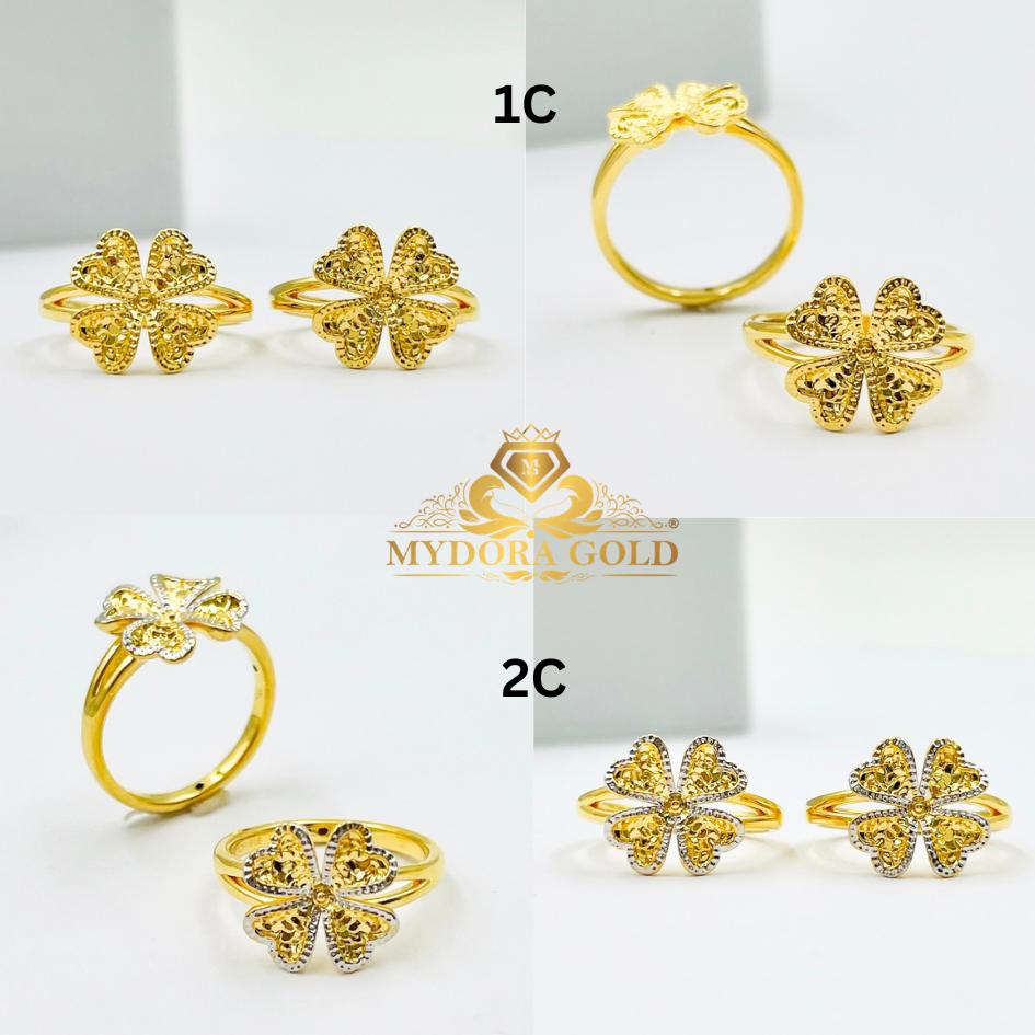 MYDORA Cincin Lucky Four In Love (5G) l EMAS 916/22K