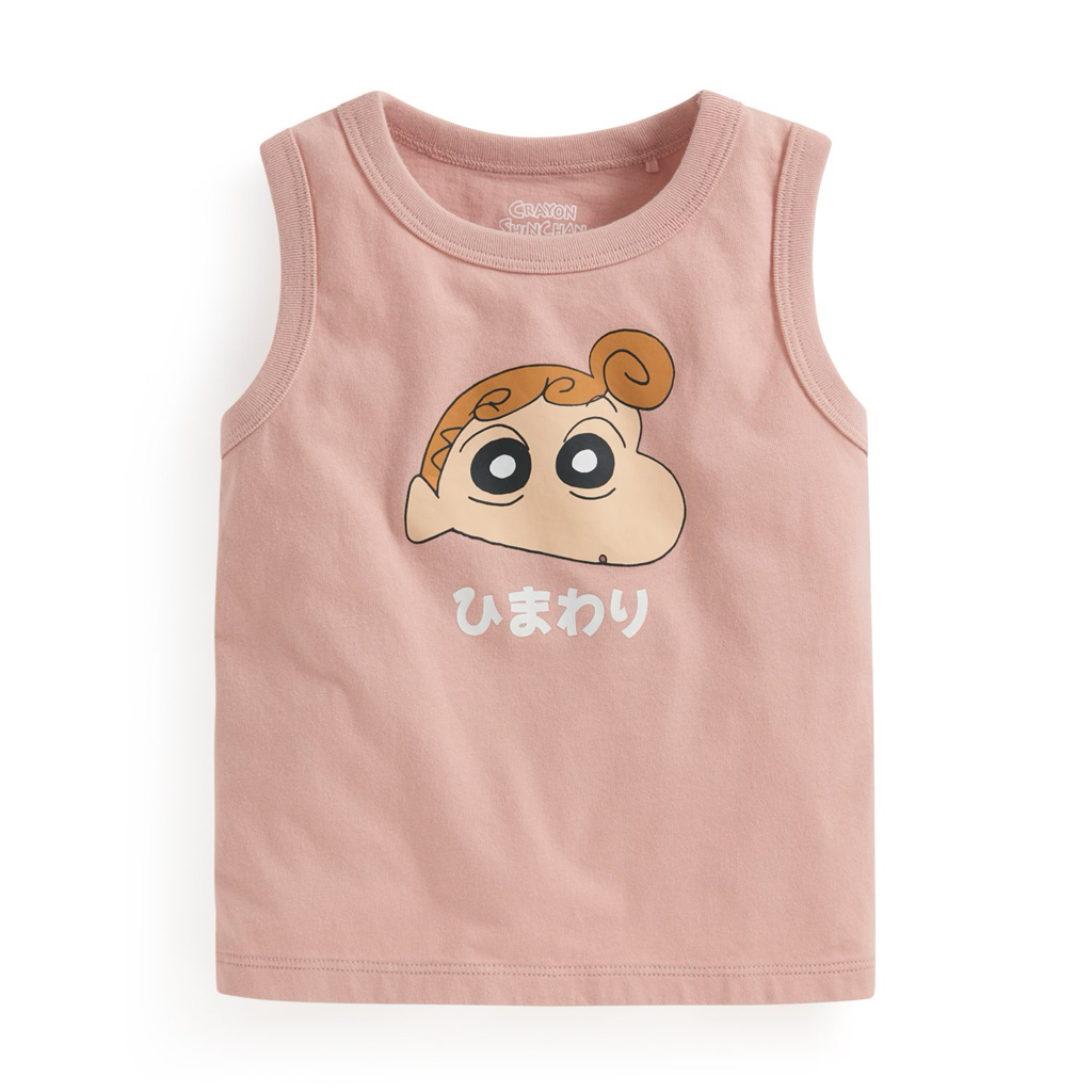 💚預訂 台灣直送💚蠟筆小新三色人物印花純棉背心