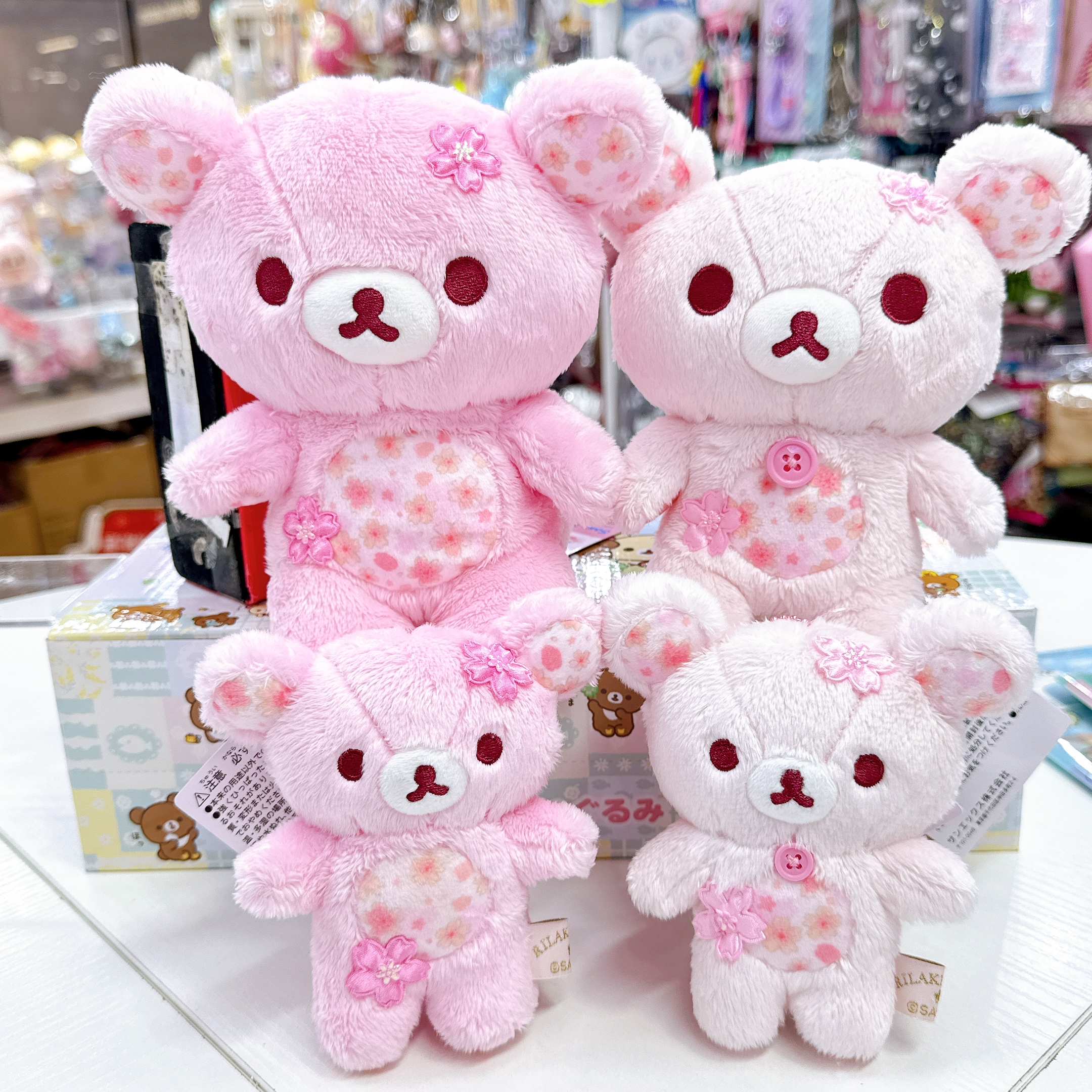 日本直送鬆弛熊櫻花系列公仔掛飾