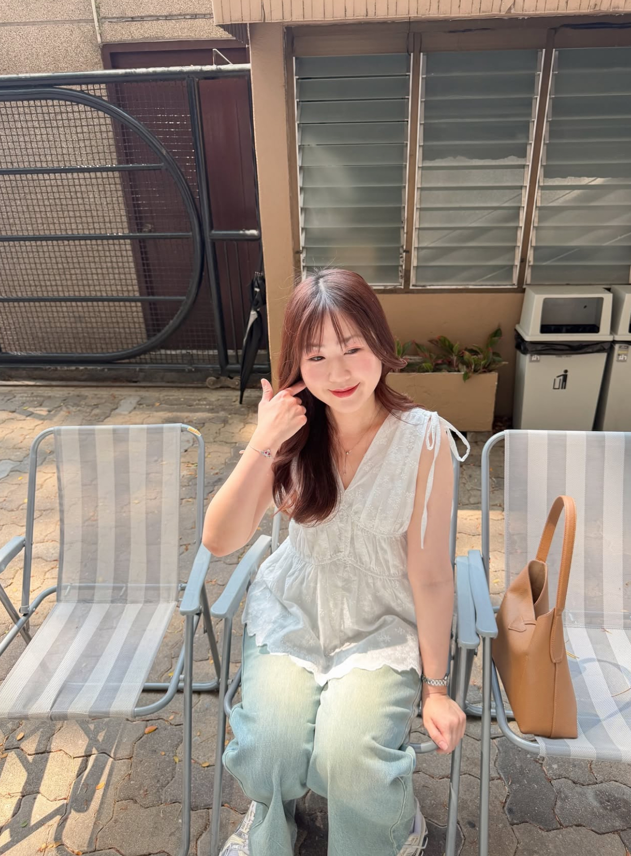 ♡︎TH - 通花v領束繩上衣預訂