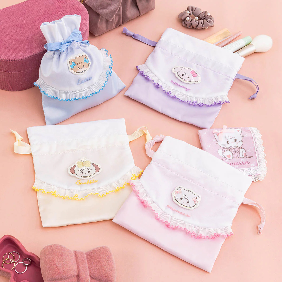 🎀【預訂】 Lil ala mode 索繩袋 Mousse