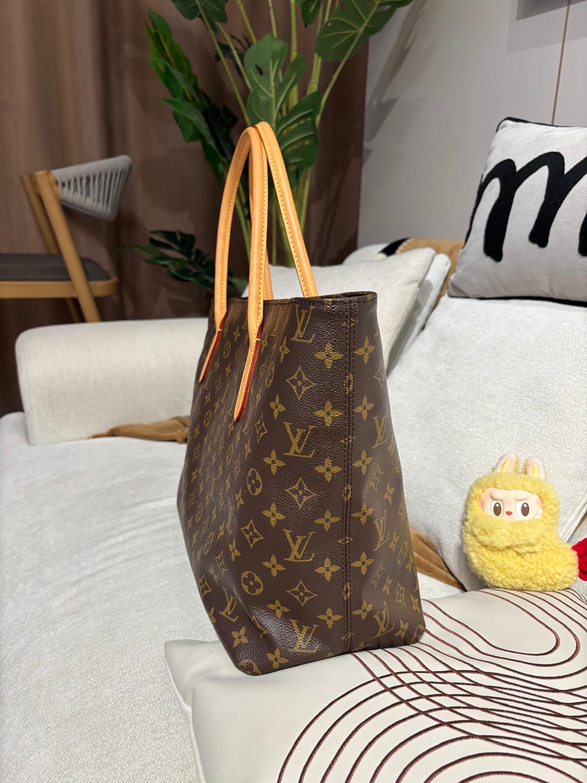 Lv Raspail MM Monogram Tote Bag 100%Authentic ,98%new ✅Dust bag