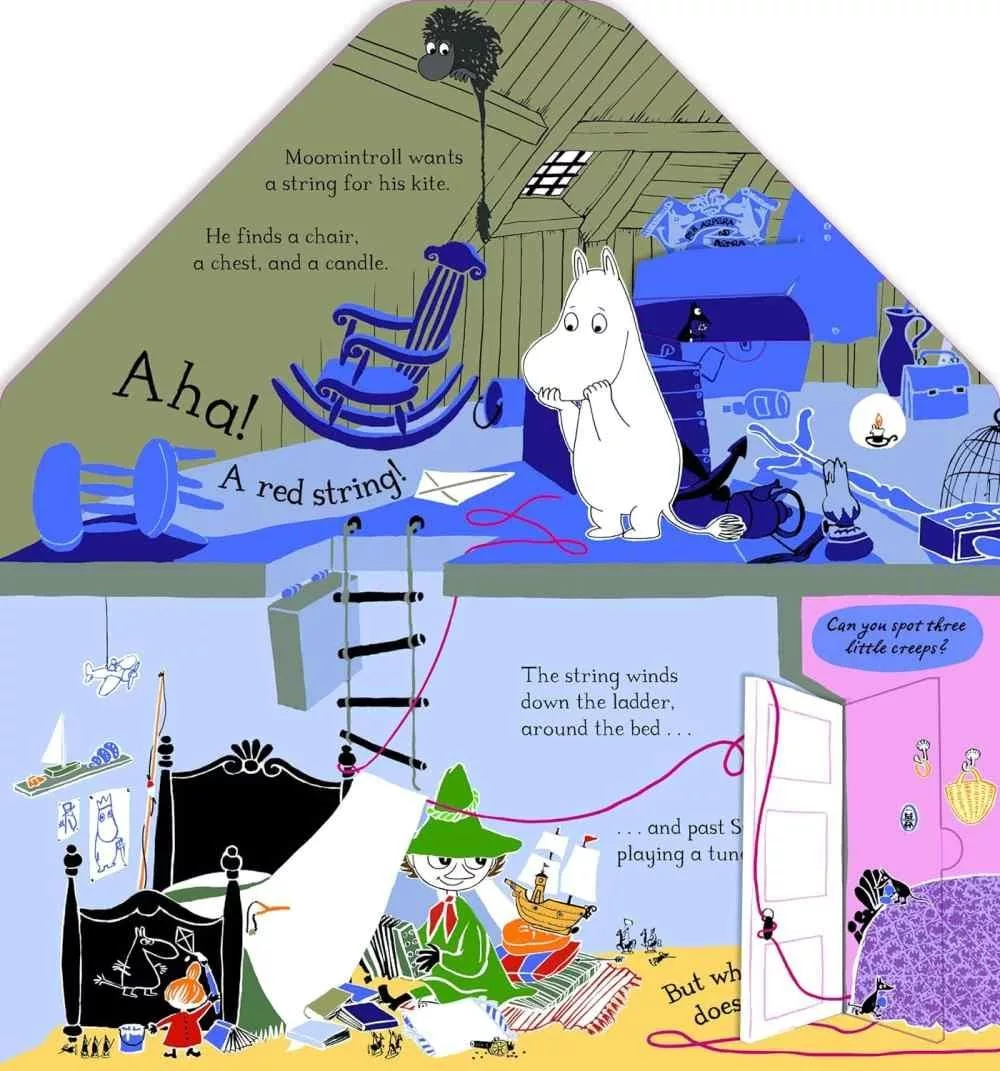In the Moominhouse + In the Lighthouse（Moomin Shaped Board Book 1+2）