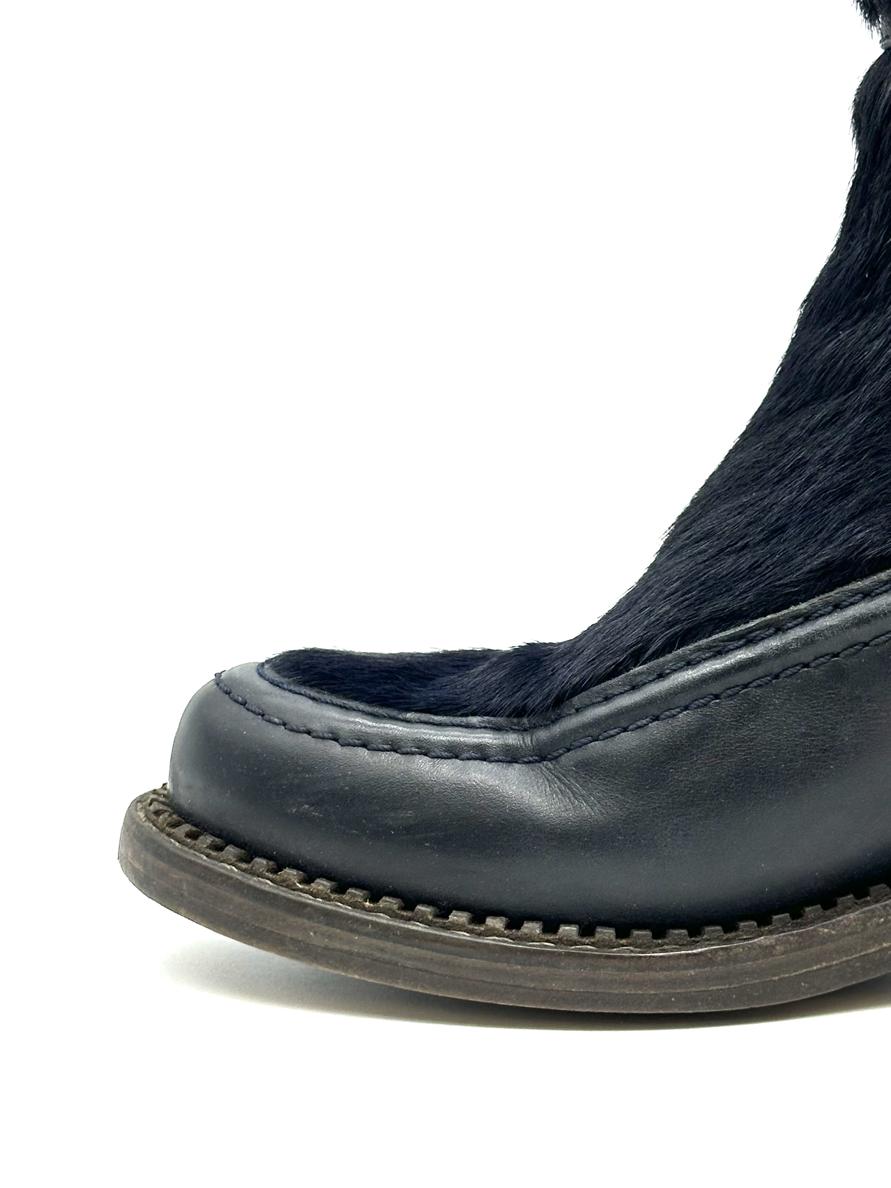 Pre-Owned Chanel Pony-style calfskin riding boots / Product Code:  26040409