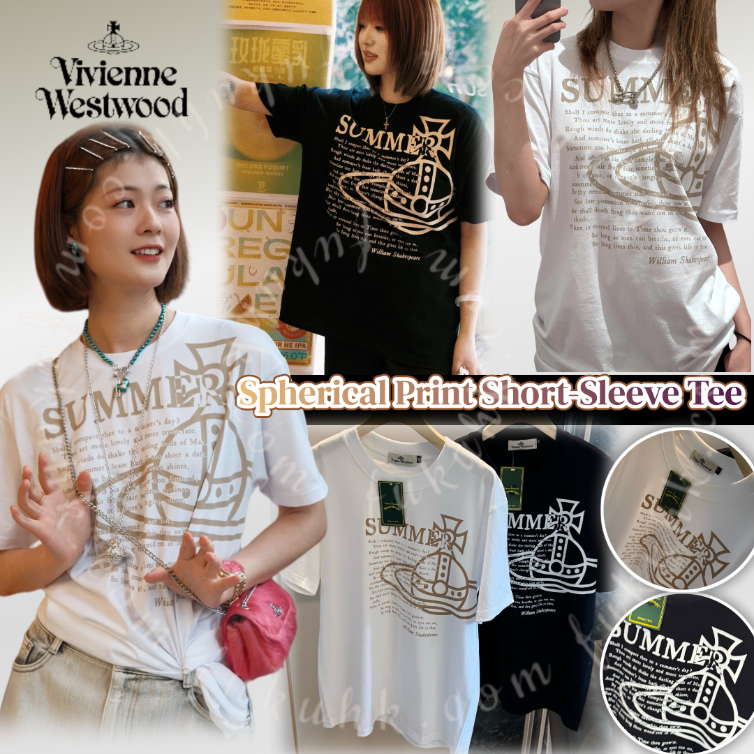 Vivienne Westwood Spherical Print Short-Sleeve T-Shirt 球形印花短袖Tee