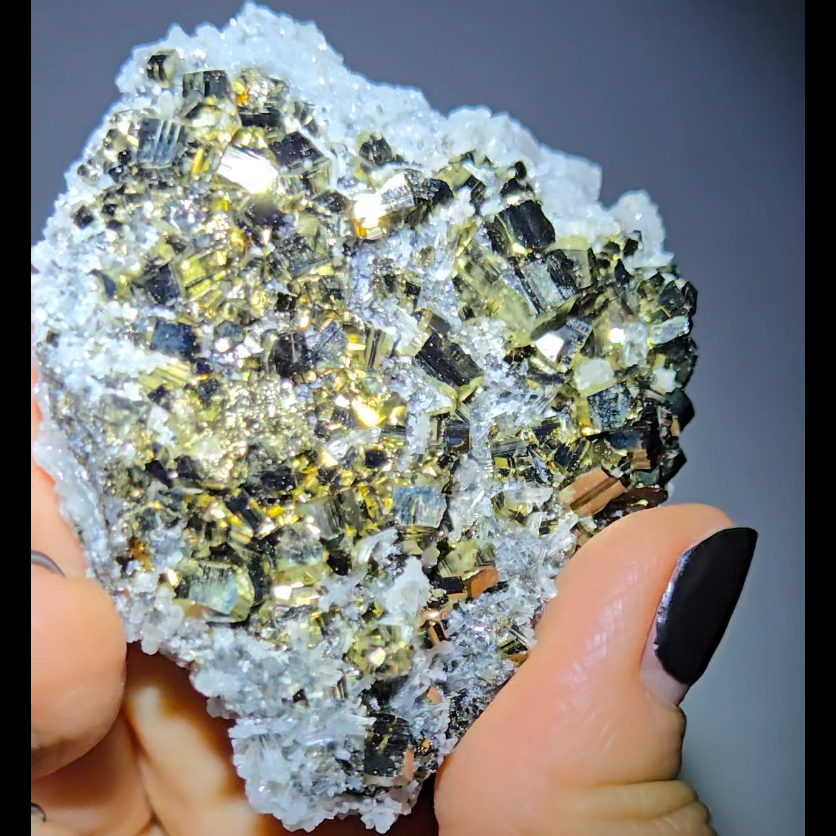 Pyrite with quartz and sphalerite from Bulgaria - PY81