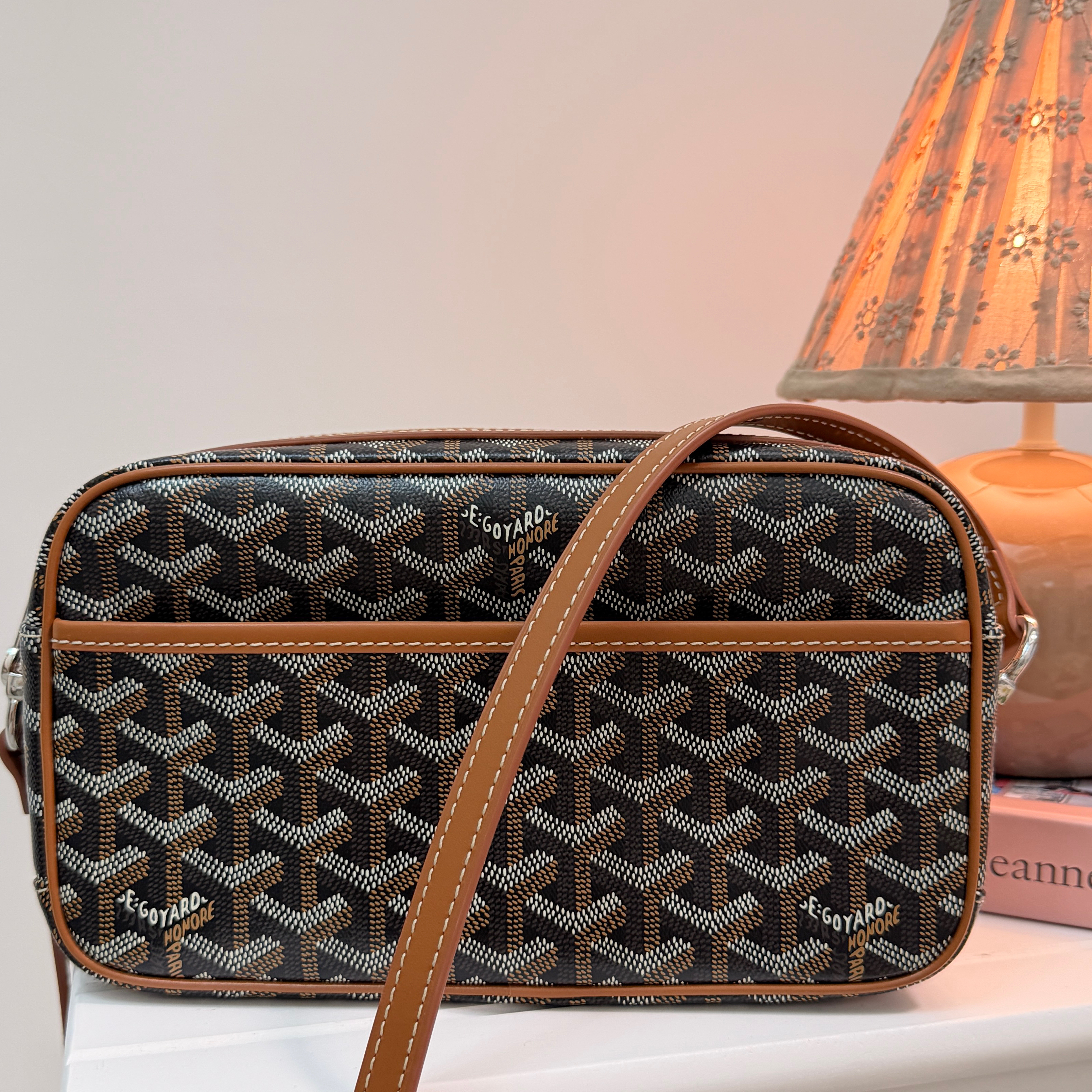99% New Goyard Cap Vert-Tan