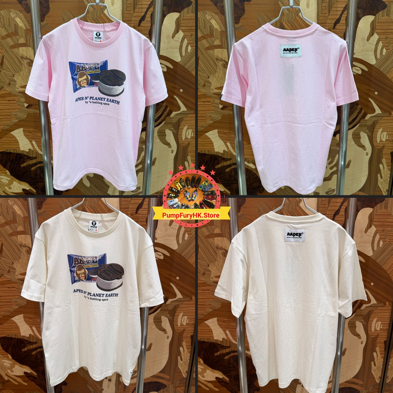 AAPE Regular fit AAPER graphic tee (1824)