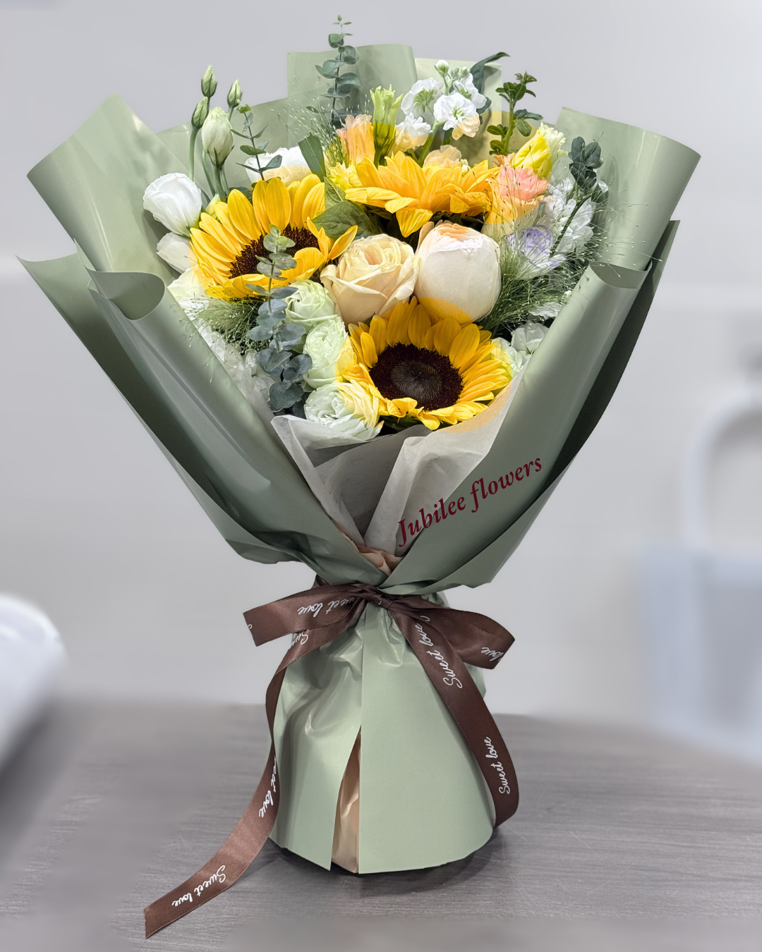 🌻向日葵玫瑰花束 