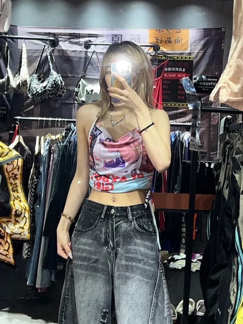 Black Vintage Top #0249