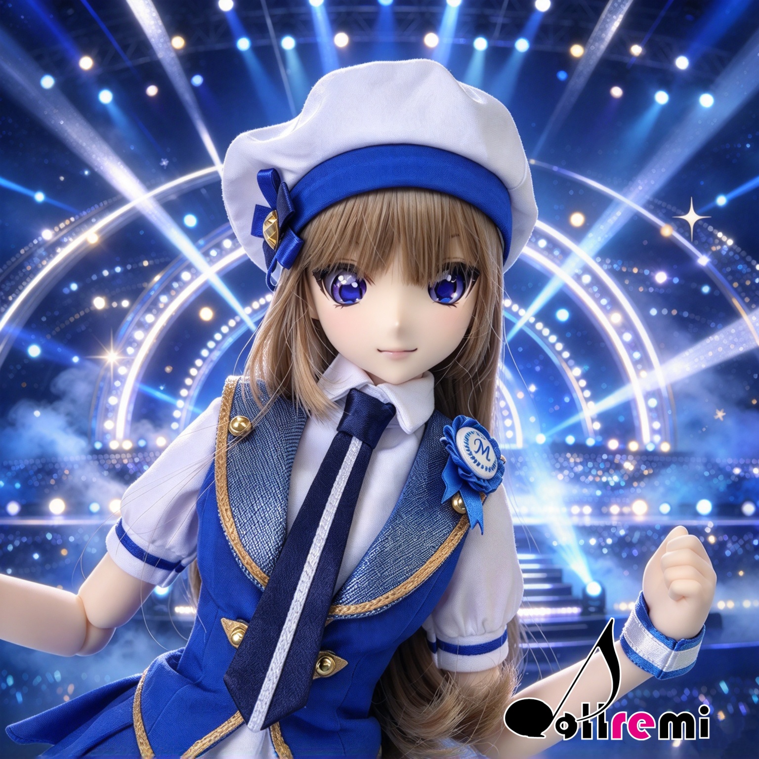 【dollremi】(DD0959) COS 偶像大師 百萬演唱會 THE IDOLM@STER MILLION LIVE!  最上靜香 Mogami Shizuka - Crecent Blue