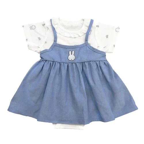Miffy 吊帶嬰兒裙2件套裝 藍色粉紅色 70/80cm