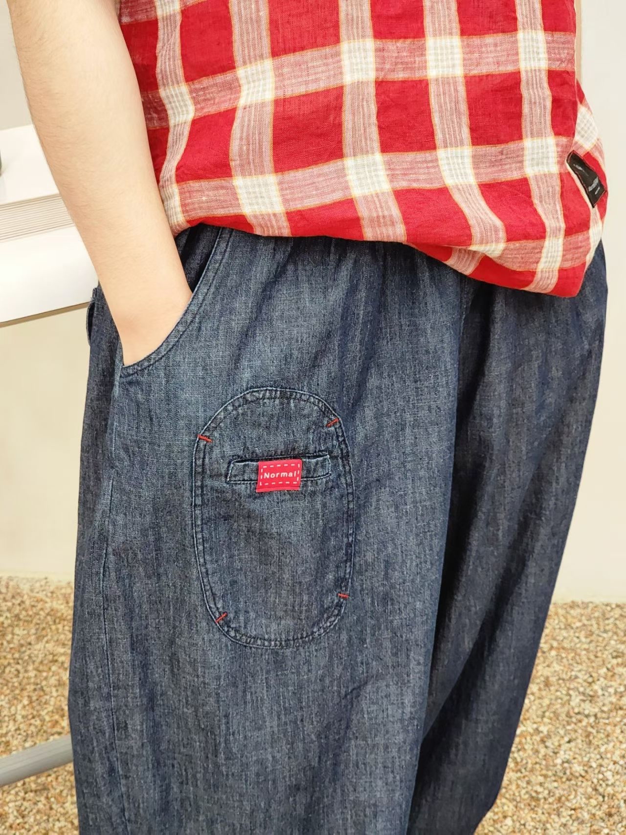 NO OS 薄蘿蔔牛褲