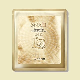 頂級24K貴族黃金蝸牛精華凝膠面膜 Snail Essential 24K Gold Gel Mask Sheet | the SAEM HK  official estore