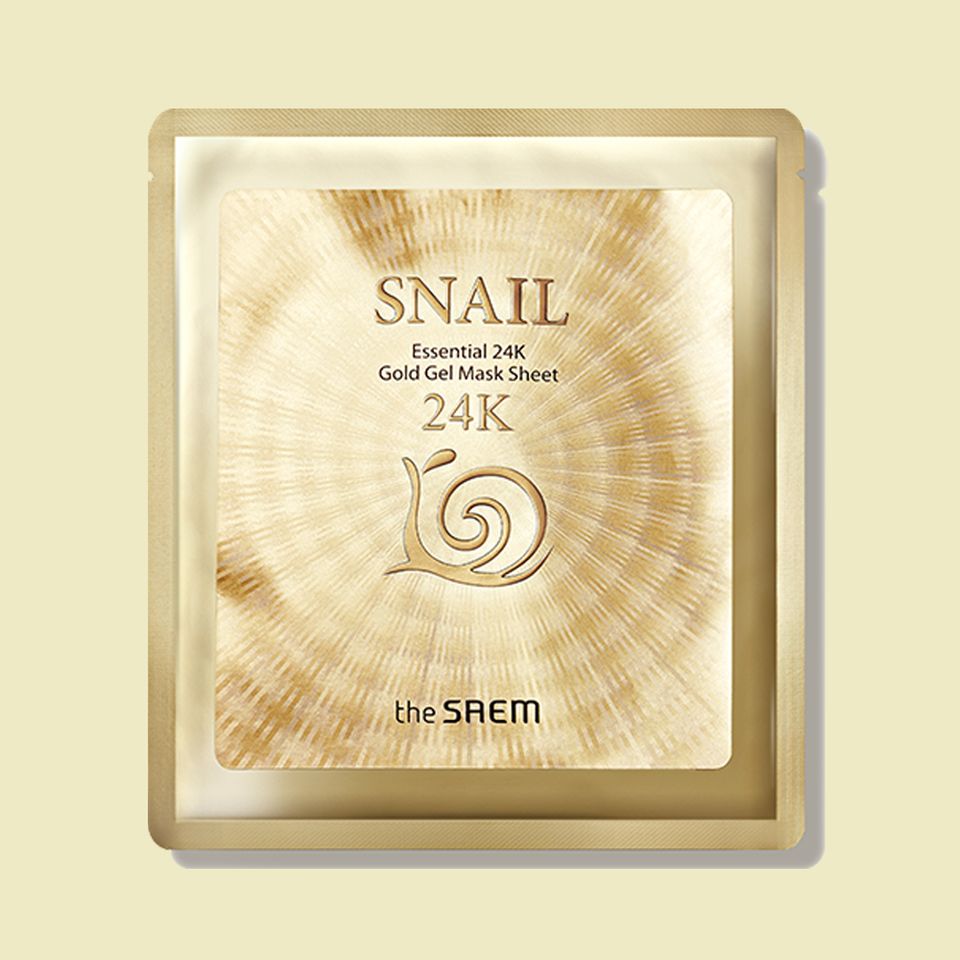 頂級24K貴族黃金蝸牛精華凝膠面膜Snail Essential 24K Gold Gel Mask Sheet