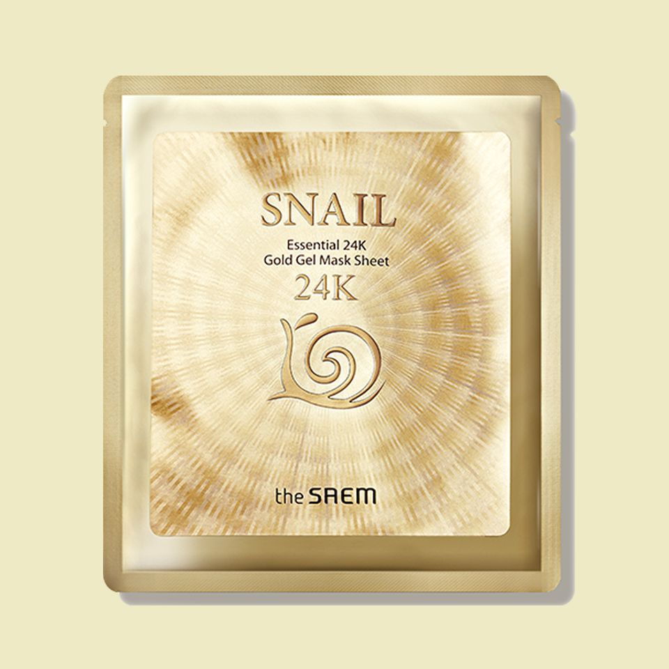 パック・フェイスマスク SNAIL Essential 24K Gold Gel Mask Sheet 試してみた】SNAIL Essential 24K Gold Gel Mask Sheet the SAEM