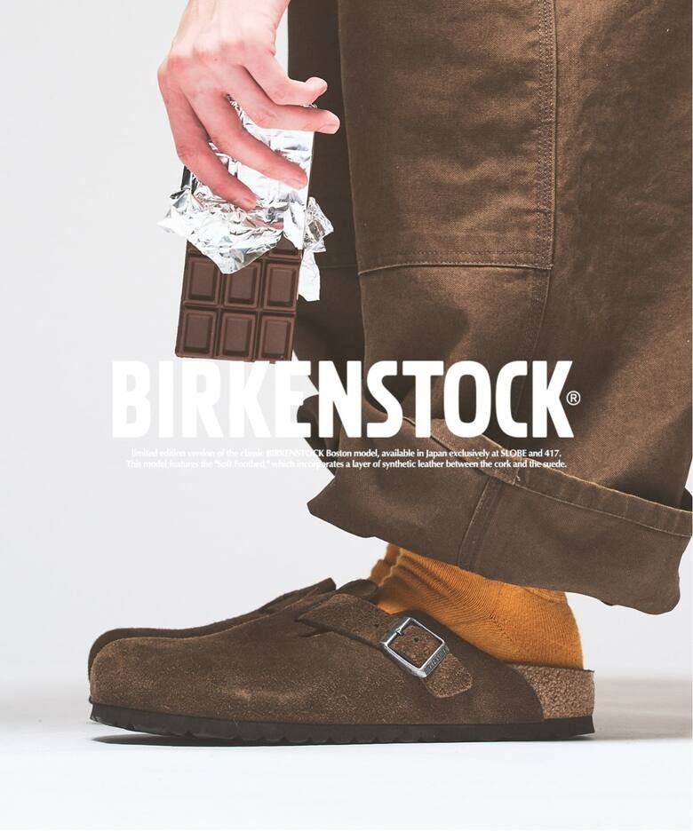 [訂購] [日本真送] 🤎 417 EDIFICE 限定「BIRKENSTOCK Boston SFB Narrow」{TF260826} 因數量有限，請先向我們WHATSAPP查詢