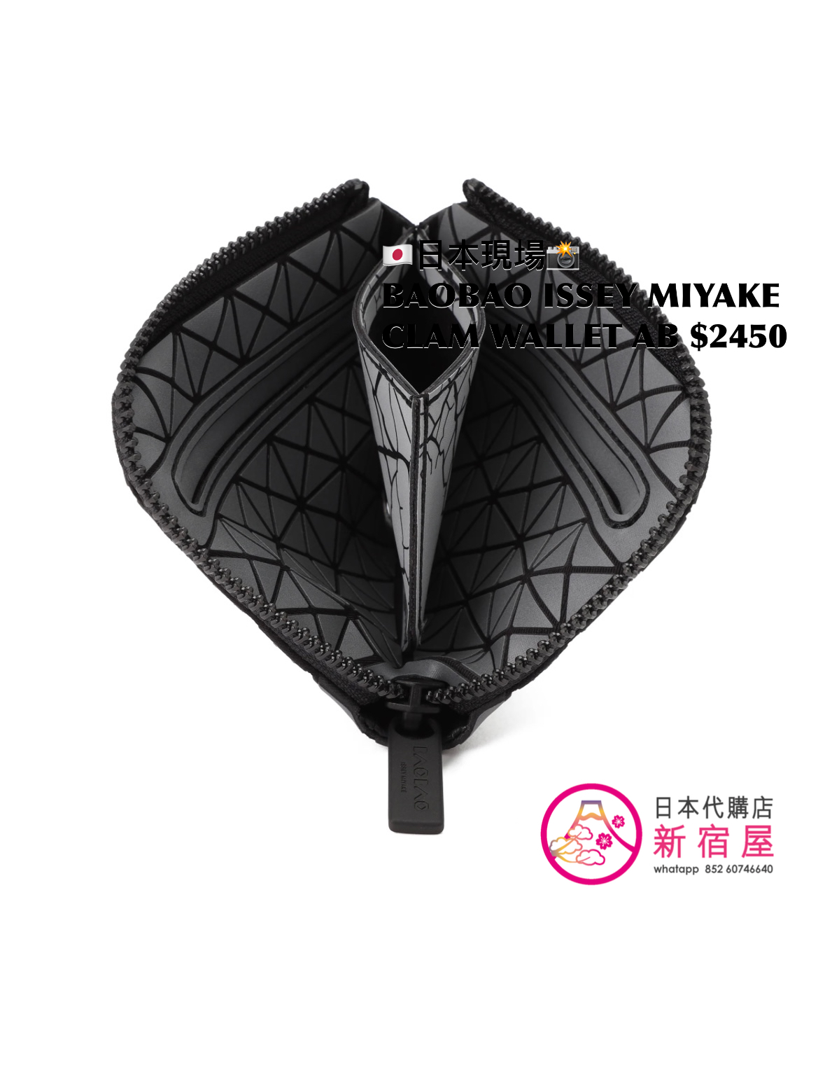 BAOBAO ISSEY MIYAKE CALM WALLET AUTOBAHN