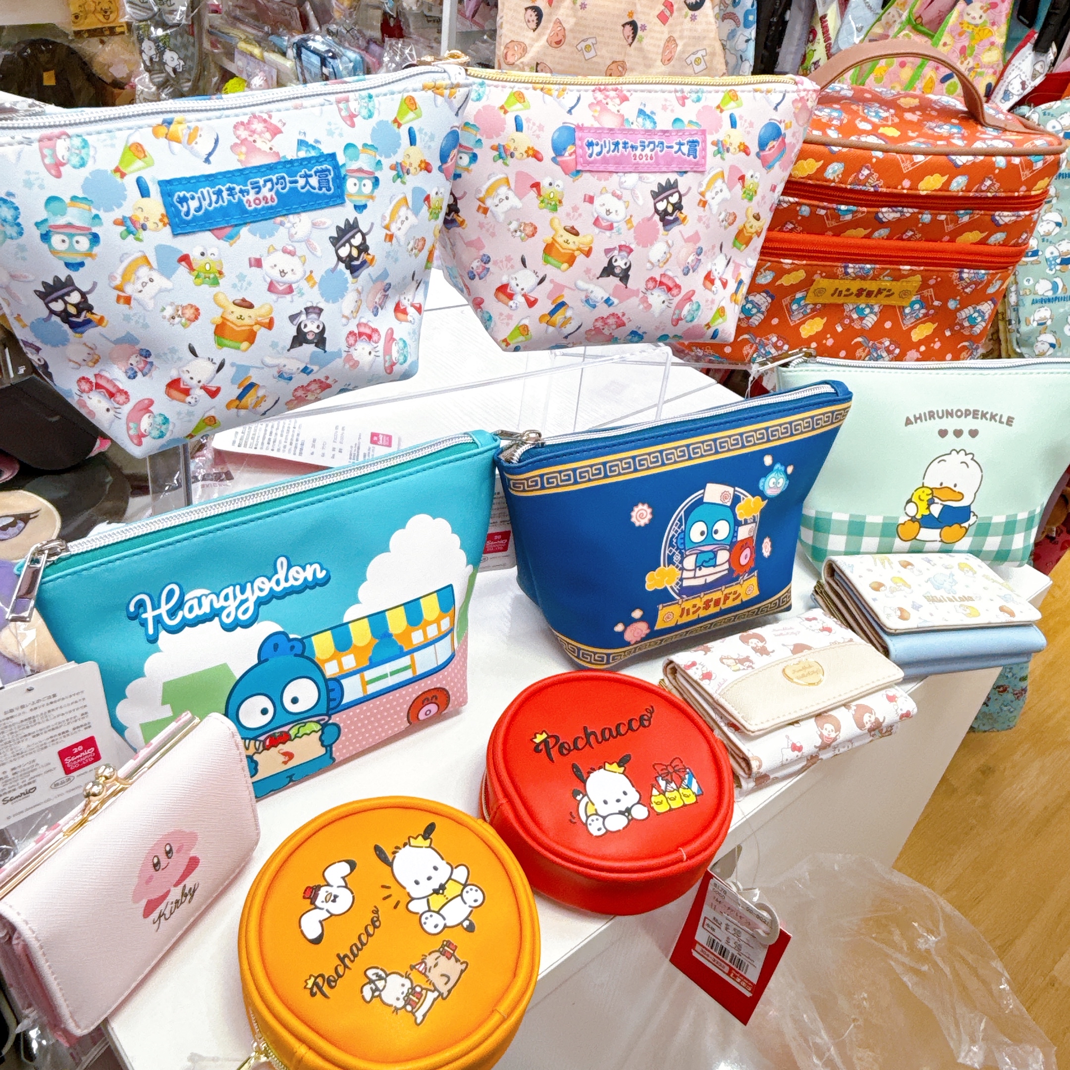 日本直送本店獨家發售Sanrio水怪 pc  星之卡比化妝袋 銀包