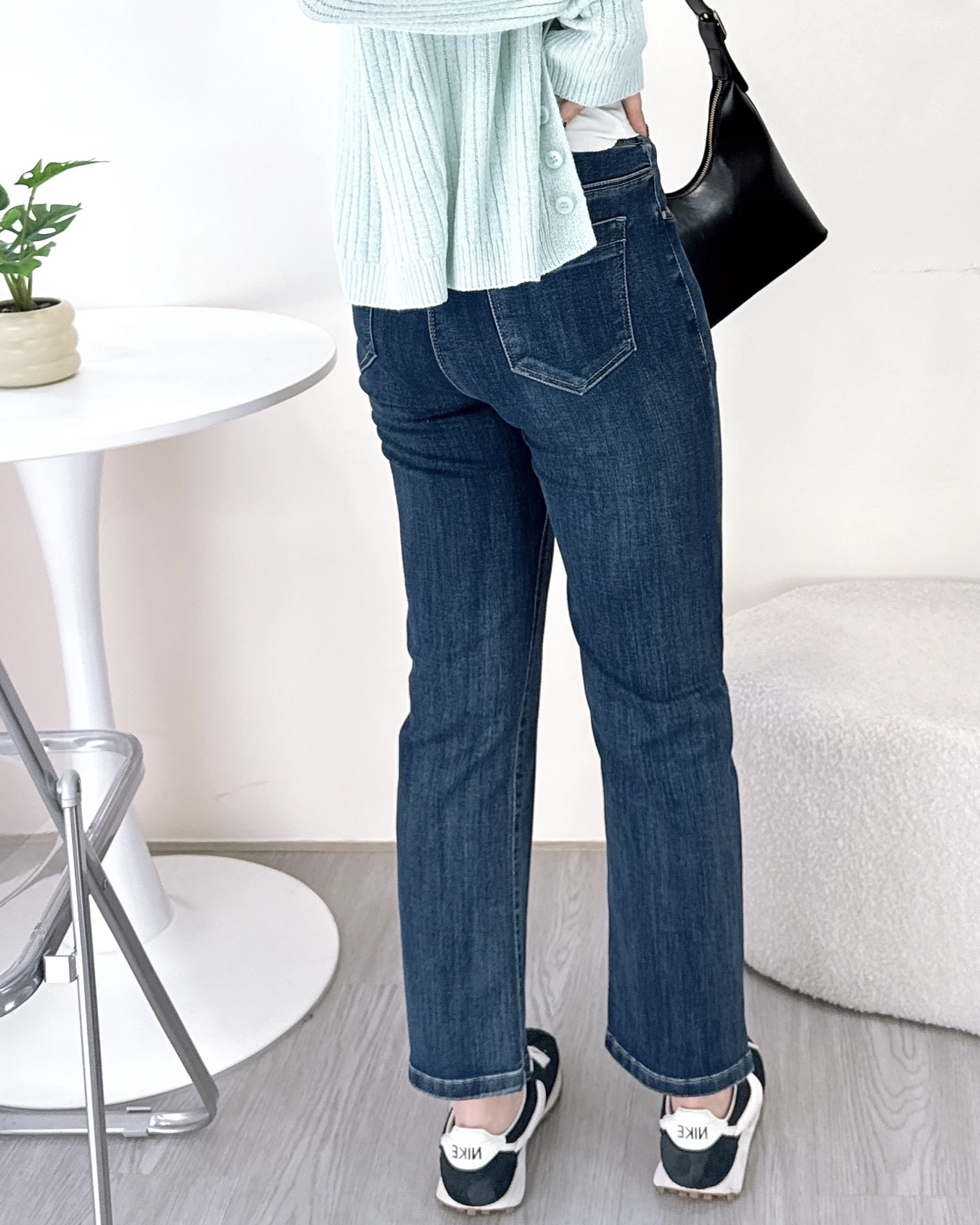 超型九分復古洗水薄牛