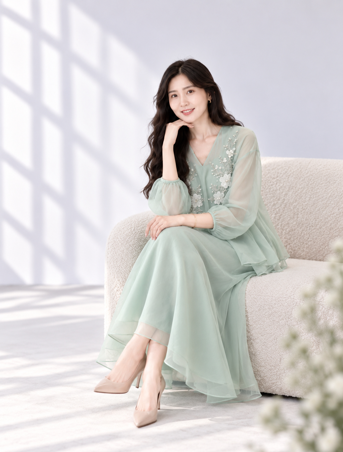 5154 Amara Elegance Maxi Dress