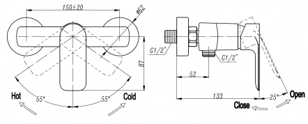 Richford USA RF1602 企缸龍頭（行貨龍頭芯五年保養）