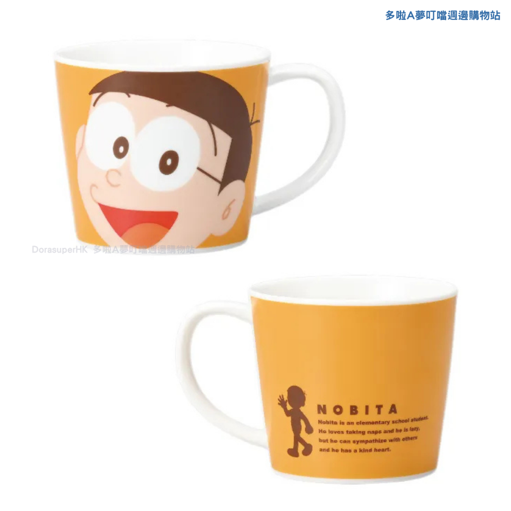[訂購] 多啦A夢陶瓷杯 大集合 大雄 胖虎 金正陶瓷 (日本製) | Doraemon杯套裝