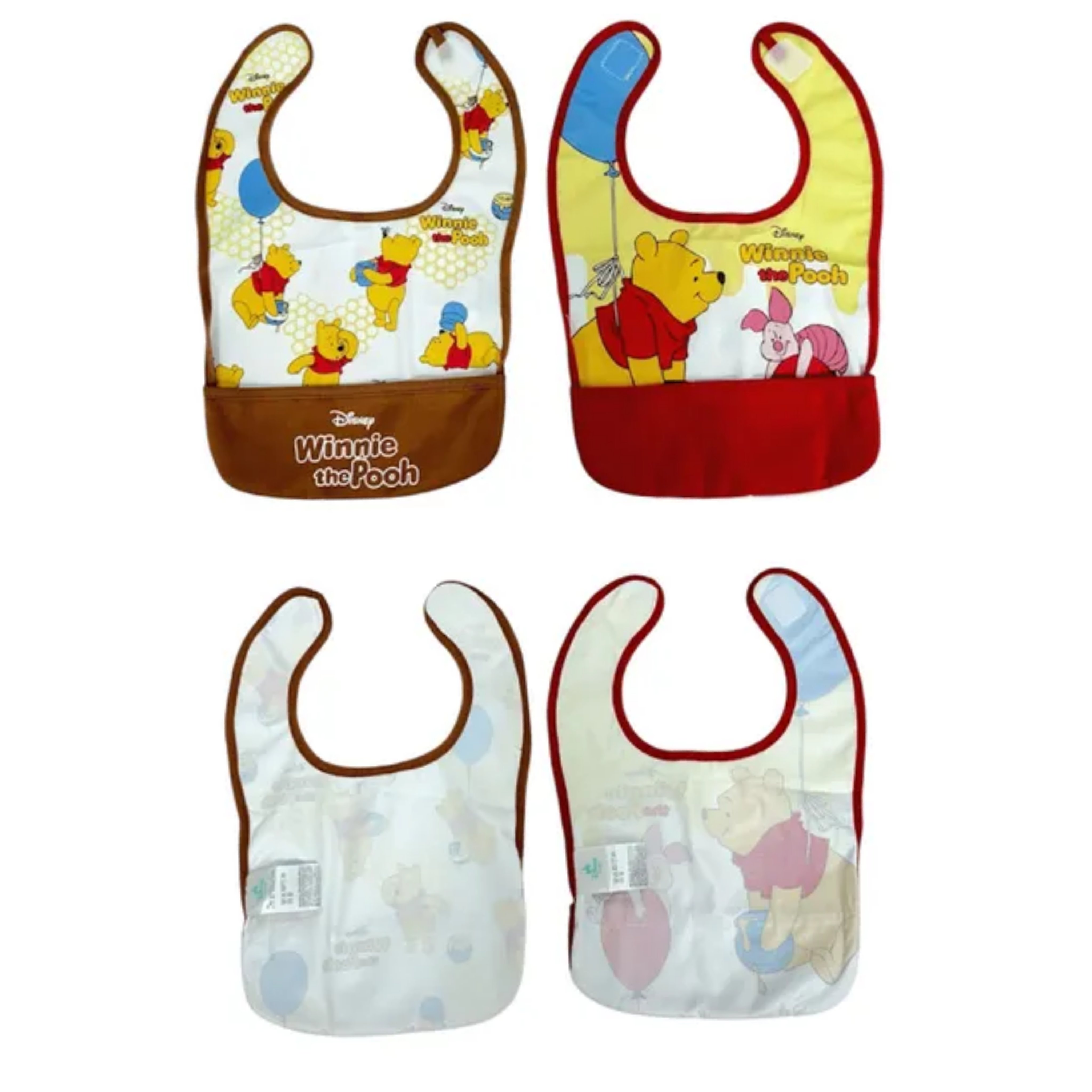 日本直送~新款小熊維尼口水肩