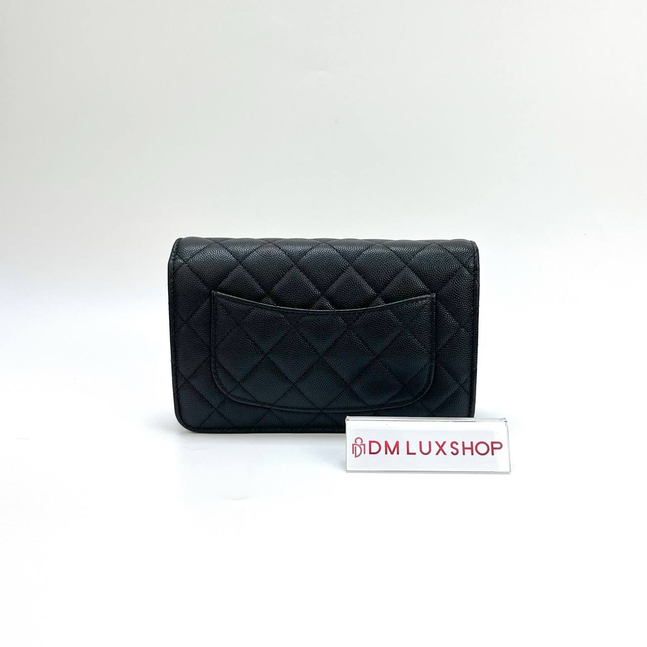 Chanel 23P Black Caviar WOC GHW (Microchip)