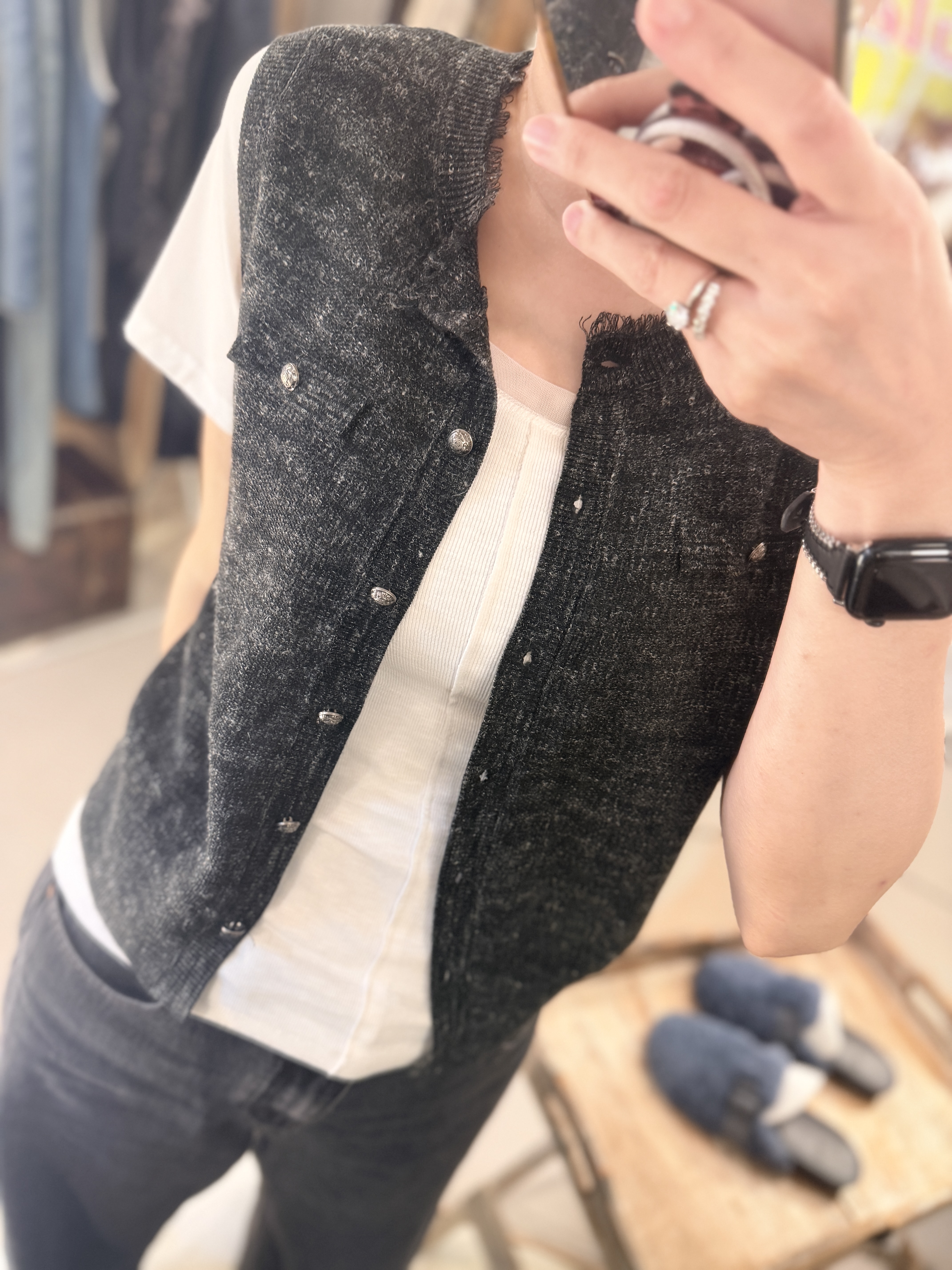 Fake cardigan 