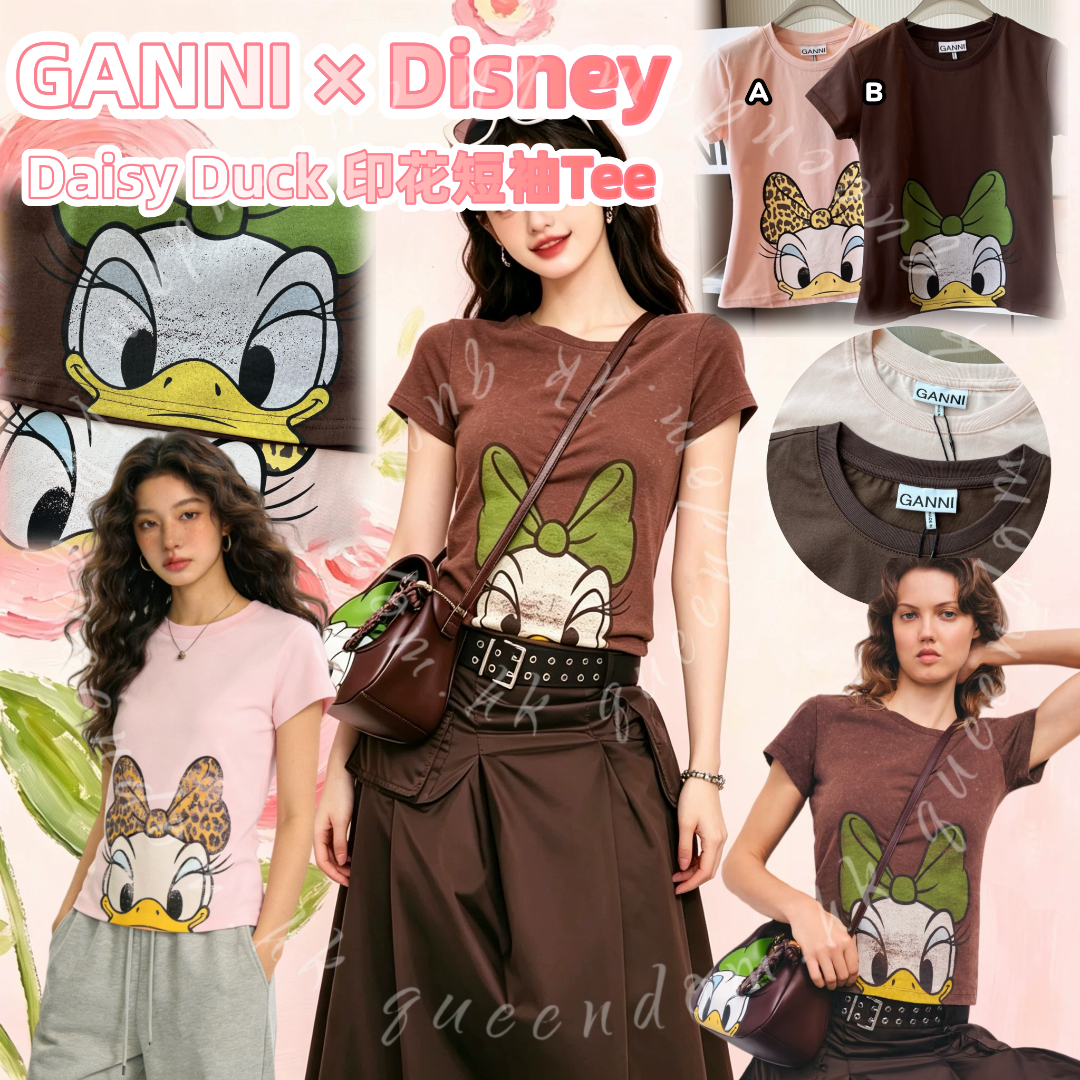 GANNI × Disney Daisy Baby Fit 短袖Tee