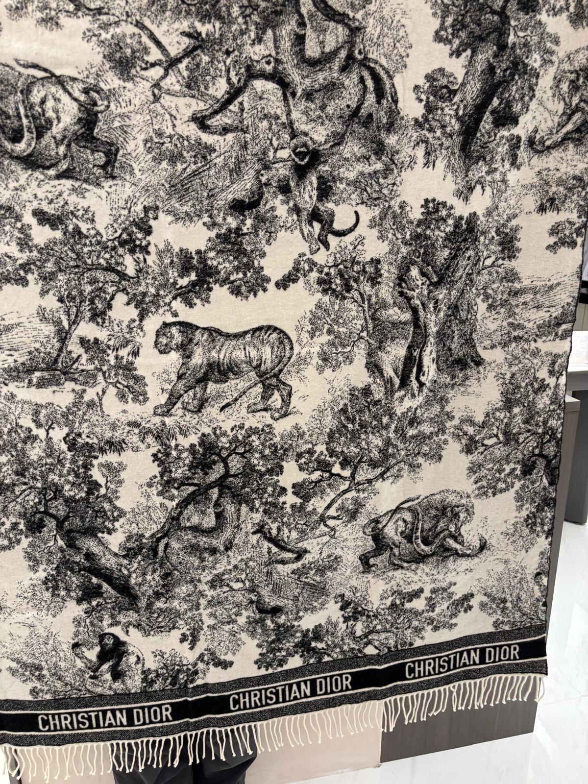 Christian Dior Wool Scarf羊毛圍巾 100%Authentic, 98%New
