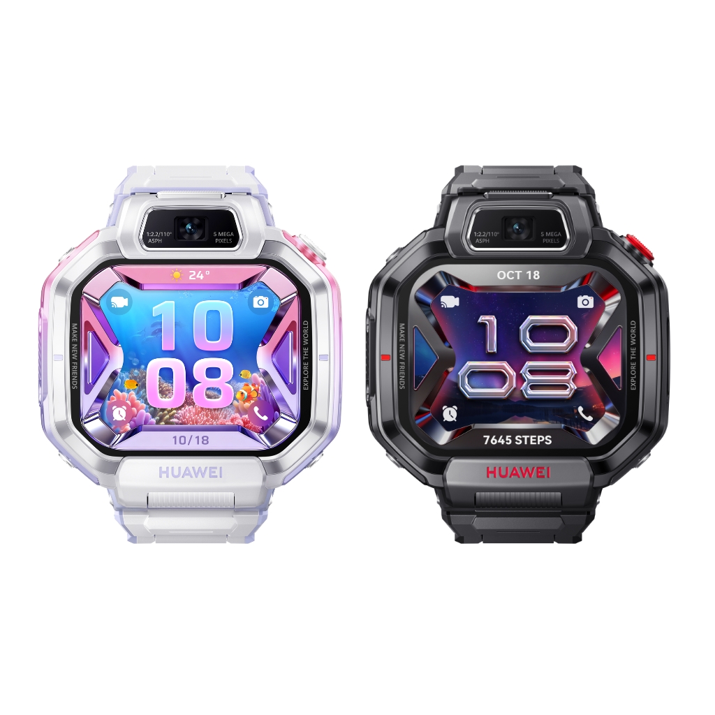 Huawei Watch Kids X1 Pro 智能兒童手錶｜AI 精準定位｜雙鏡頭視訊通話｜IPX8 防水｜安全守護｜香港行貨