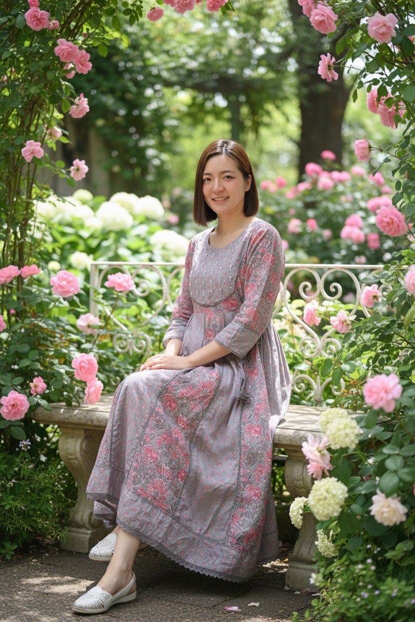 Taro Patchwork Pure Cotton 4 Rope OP #1380