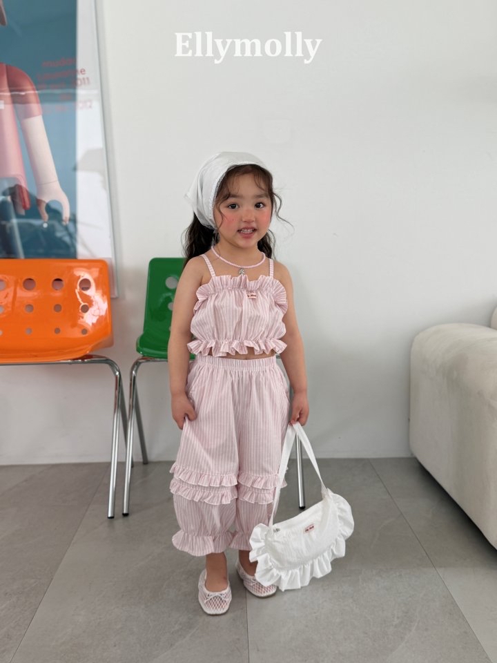 Ellymolly | popcorn bustier (Blue size9(110-115)
