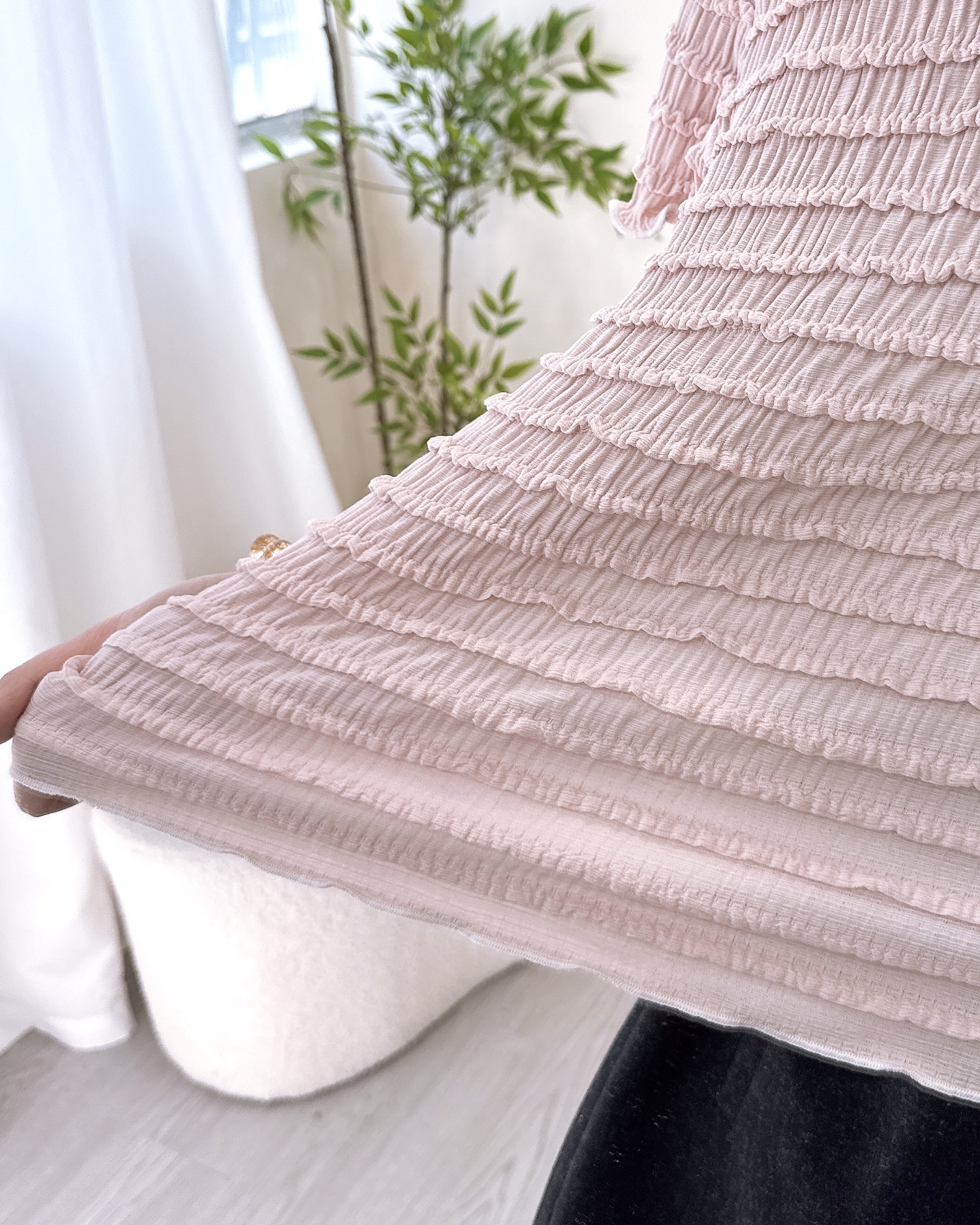 超彈性3D格紋小清新上衣 4色