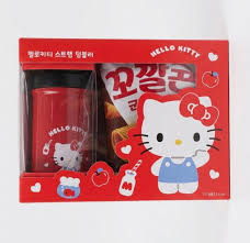 韓國 限定 Hello Kitty  保溫杯零食套裝 無線耳機保護套 Hello Kitty Tumbler Set