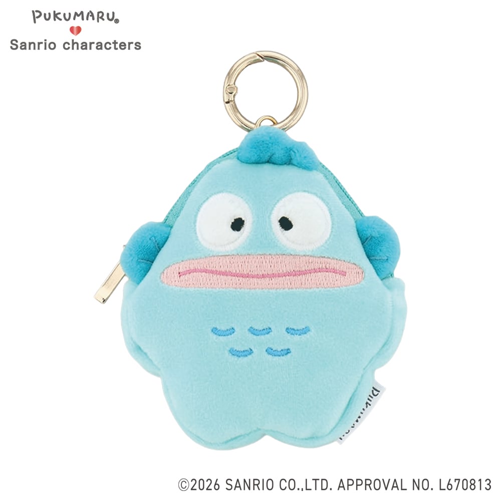 預訂 | 日本版 Sanrio 豆豉眼 肥嘟嘟拉鏈小袋