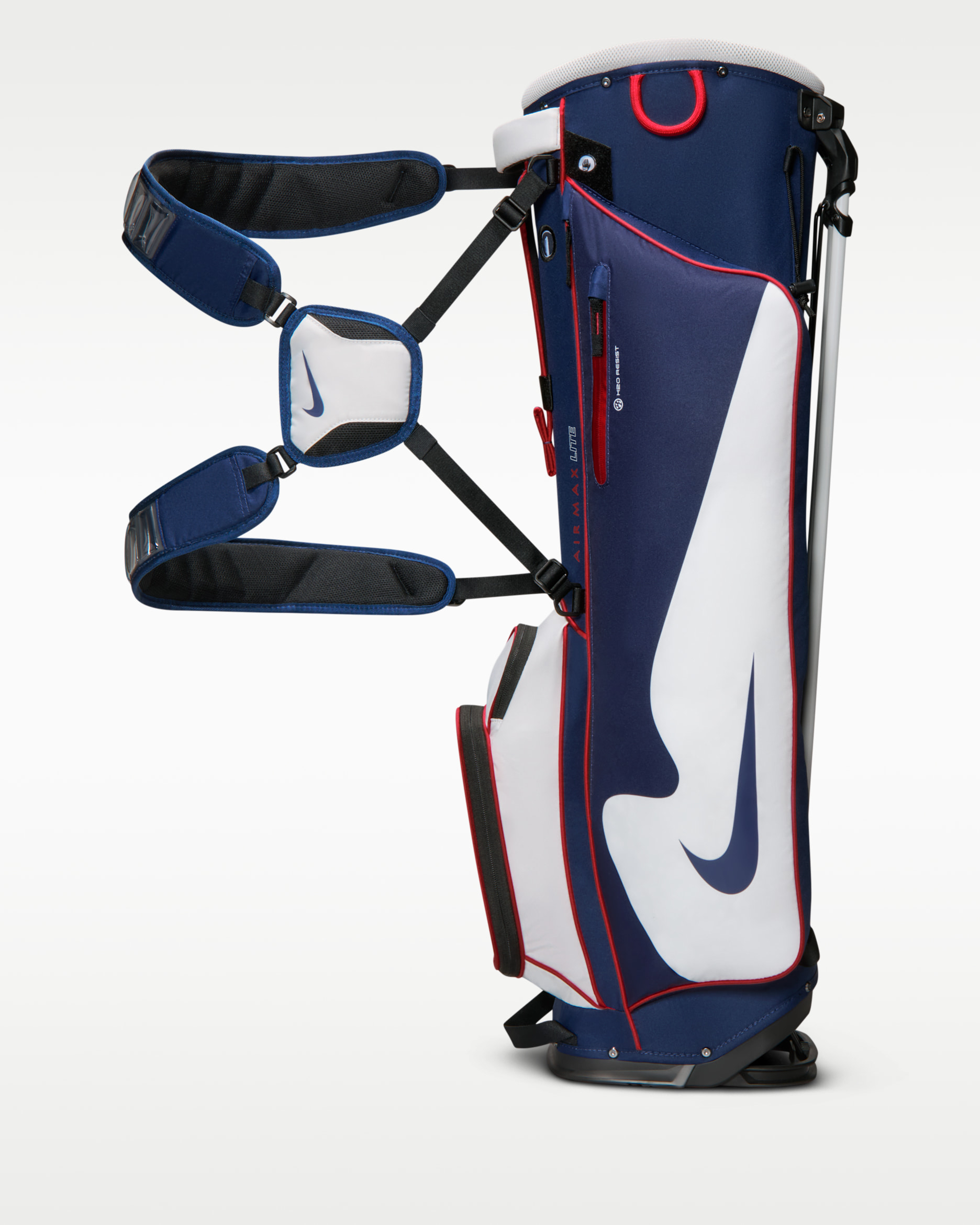 NIKE Air Max Lite 4WAY Stand Bag 4格支架包 - 白藍