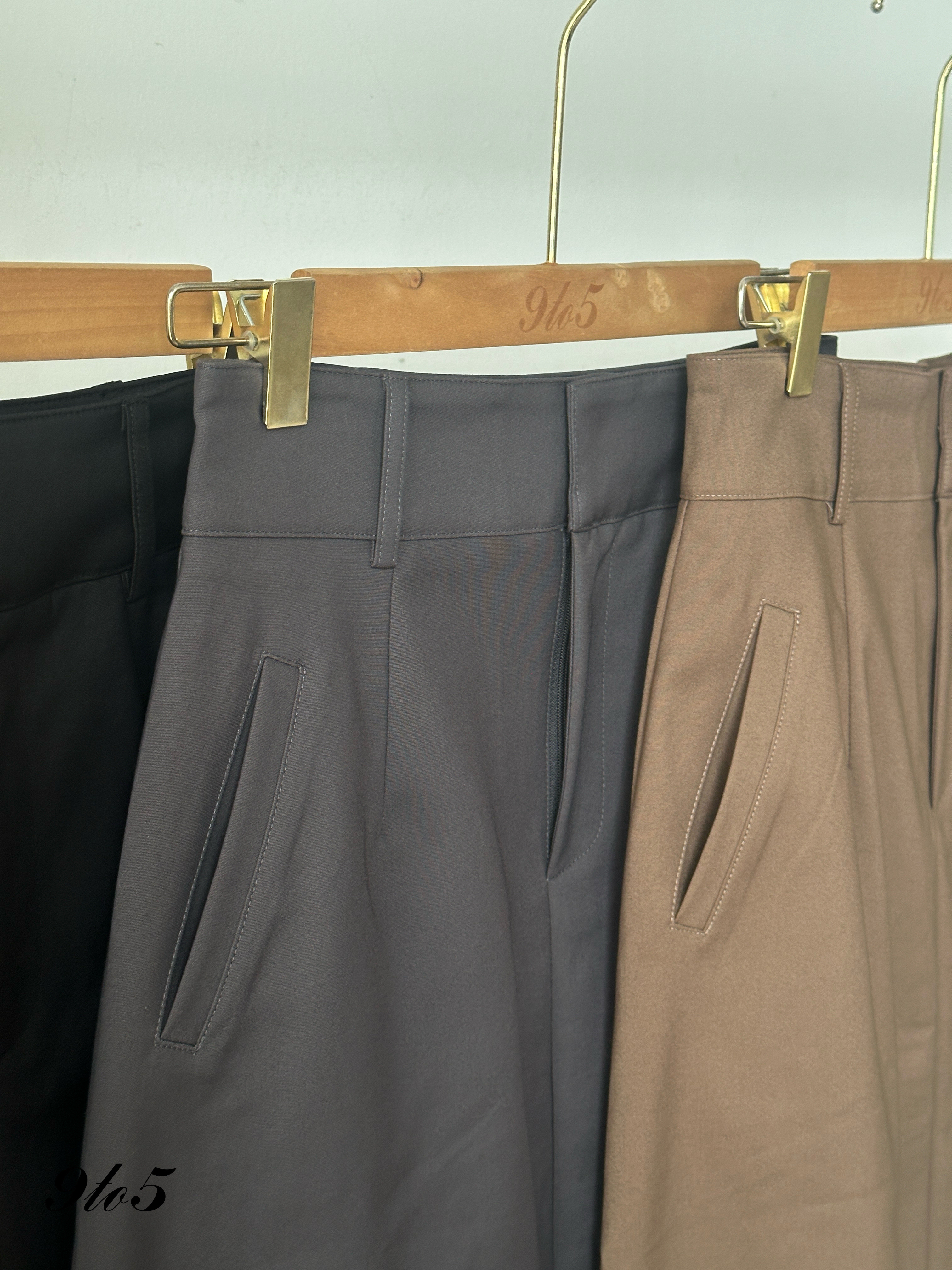 S1847 A Line Long Skirt - 3 Colors 