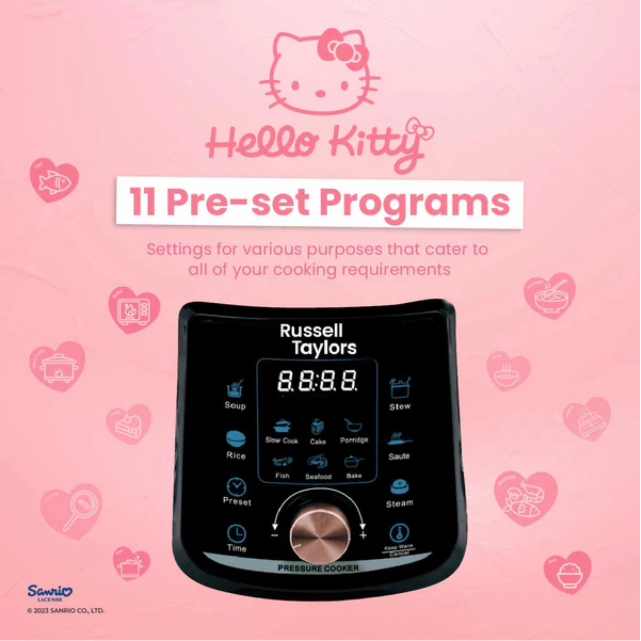 Russell Taylors 6.0L Hello Kitty Pressure Cooker (D2-HK)