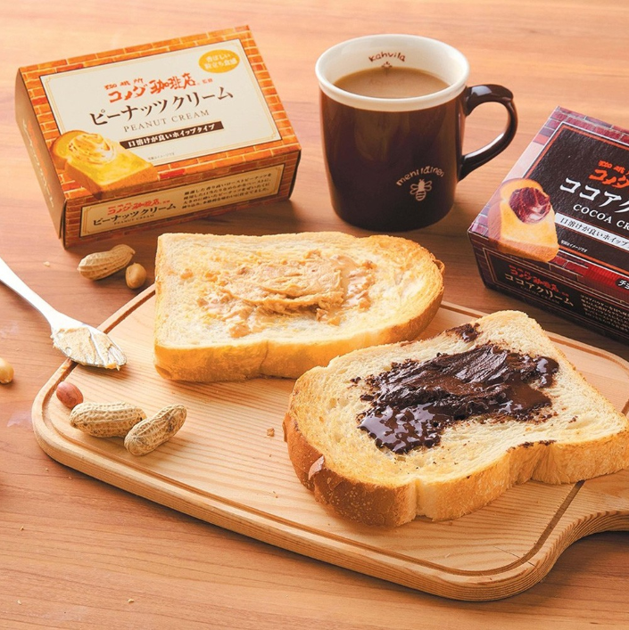 日本 LKOMEDA 客美多珈琲店 × 丸和 吐司抹醬