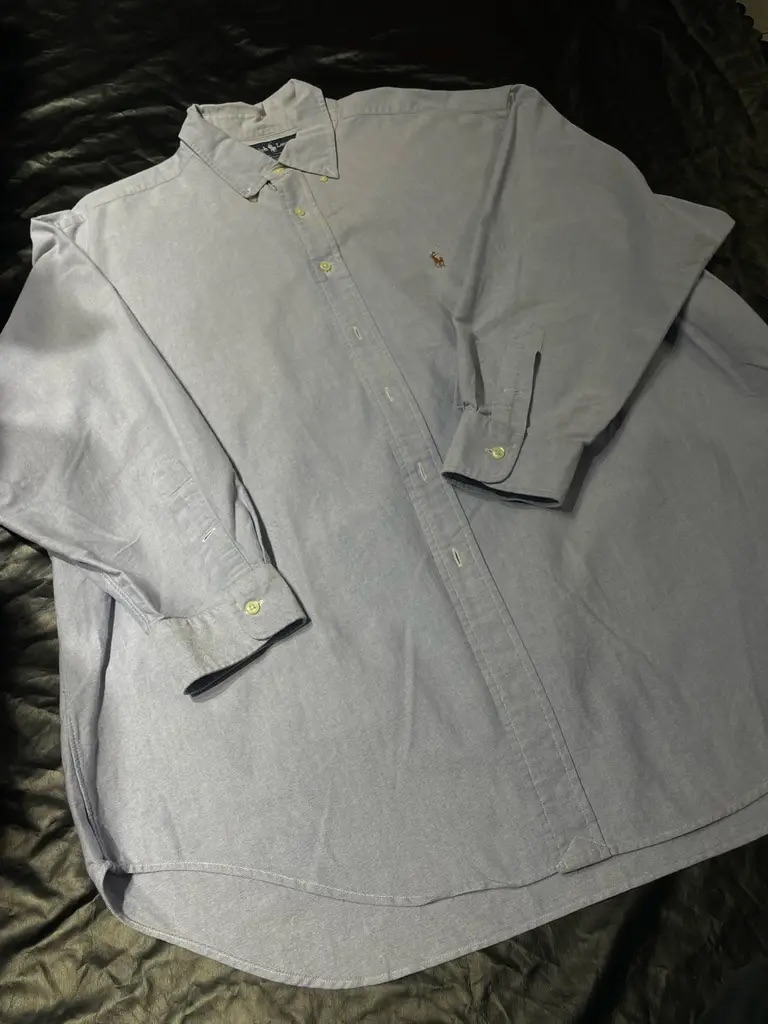 Black Vintage Polo shirt #0012