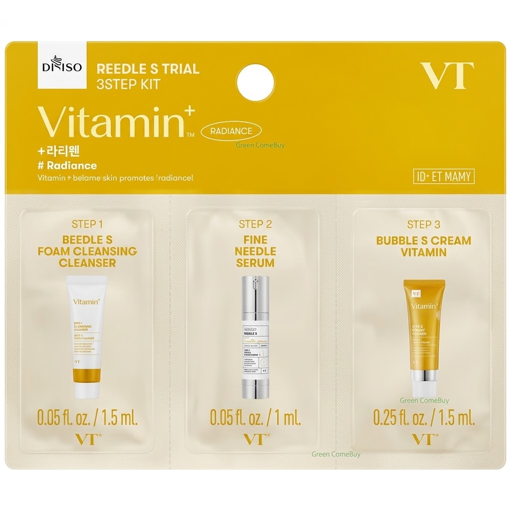 VT 三部曲提亮膚色護膚套裝REEDLE S  (Vitamin) 