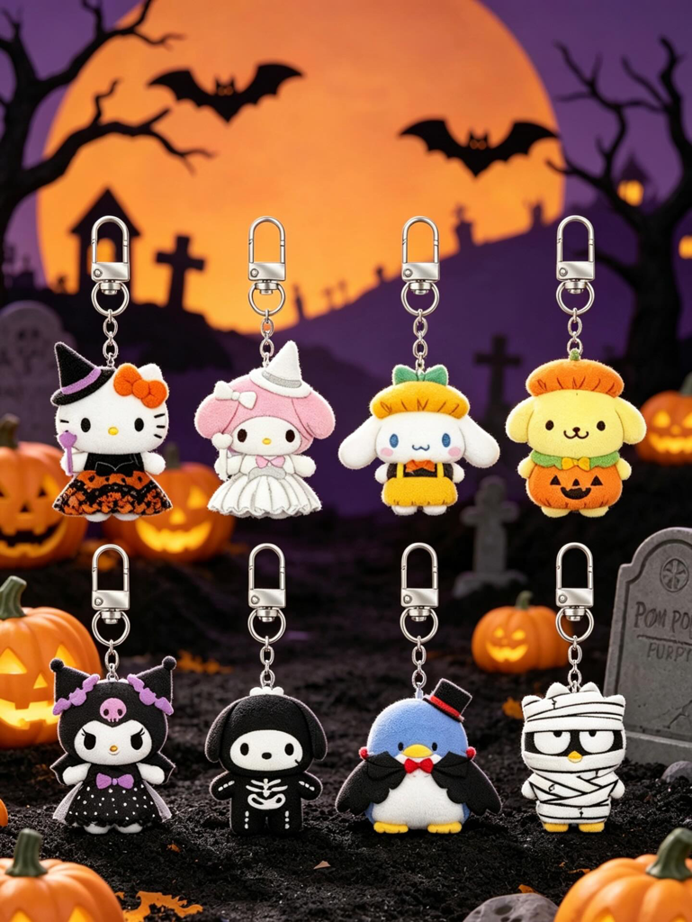 ［10月尾到貨] Sanrio 萬聖節盲盒掛飾系列