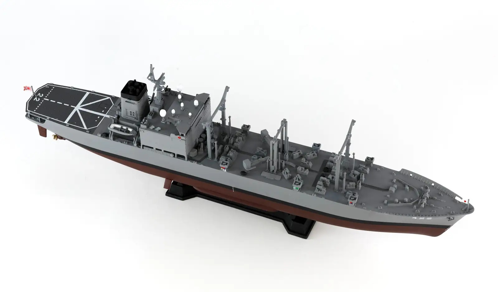 1/700 JMSDF Replenishment Ship AOE-422 Towada (with Flag/Nameplate Etched Parts)