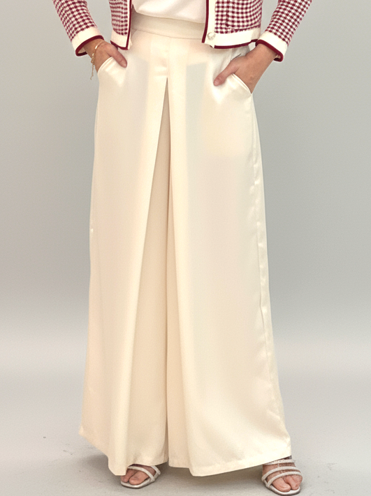 Satin Flare Pants